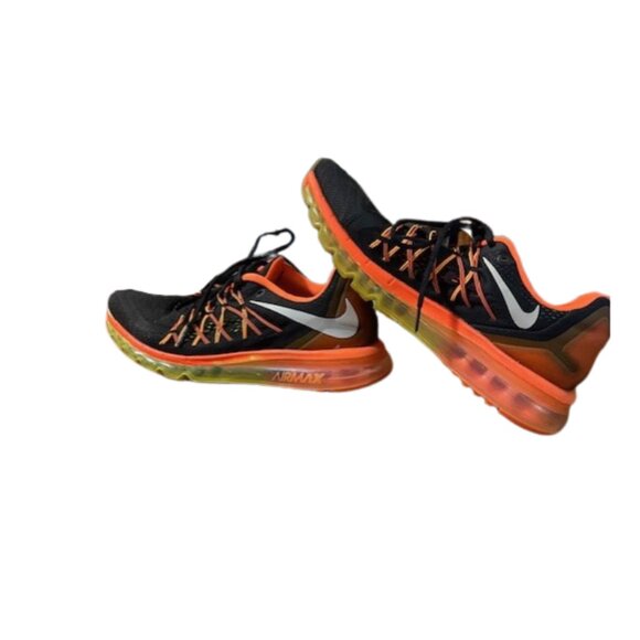 Nike Air Max 2014 Black Crimson Volt Running Shoes 698902-004 size 11.5 - Picture 1 of 6